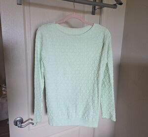 Light Green Women's Textured Sweater